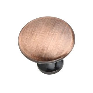 HAFELE ปุ่มจับเฟอร์นิเจอร์ซิงค์อัลลอยด์ 481.01.443 ขนาด 29x25 มม. สีทองแดงรมดำ