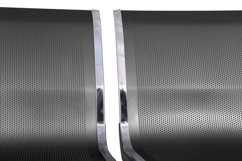 SMITH เก้าอี้แถว 3 ที่นั่ง รุ่น SJ8888C-BK ขนาด 68×175×77ซม. สีดำ (1/3)