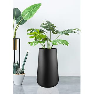 Tree O กระถางต้นไม้พลาสติกรุ่น 6KD9976N-BN ขนาด XL สีดำ