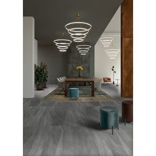 La Arezza 60X120 ซม.กระเบื้องพอร์ซเลน รุ่น Cave stone dark gray (DGD1260019) Matt-SUGAR Random (2pcs /box 1.44 sqm)