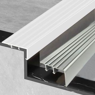 MAC จมูกบันได อลูมิเนียม หน้ากว้าง 50 มม. ยาว 2 เมตร รุ่น TP-50-GS สีเงินเงา