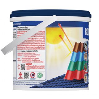 Captain สีทากระเบื้องหลังคา กึ่งเงา #R202 1 กล. สีแดง