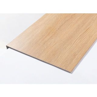 Tapio แผ่นพื้นบันไดSPC 30x120x5 ซม. รุ่น6588 สีไม้สักอ่อน