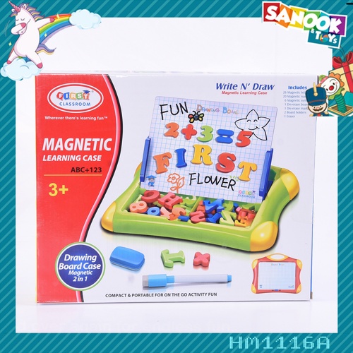 TOYS ชุดกระดานแม่เหล็กพร้อมตัวอักษร #HM1116A (30.5x4x25.2ซม.)