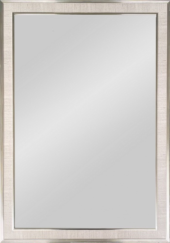 Nice กระจกมีกรอบ รุ่น 6996-A-317-6090 ขนาด 60x90 ซม. สีเงิน