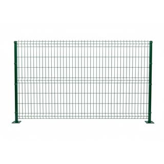 ปืนใหญ่ รั้วสำเร็จรูปชุบ PVC ขนาด กว้าง 2.5m. สูง 2.0m.  สีเขียว (เฉพาะรั้วไม่รวมเสา)