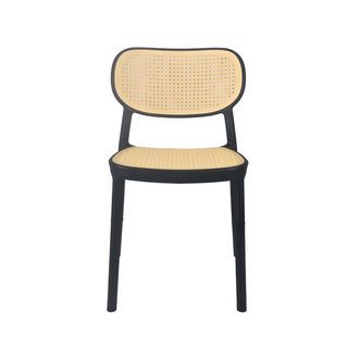Pulito เก้าอี้พลาสติก รุ่น Gigi-02 ขนาด 53.8x47.5x78 ซม. สีดำ
