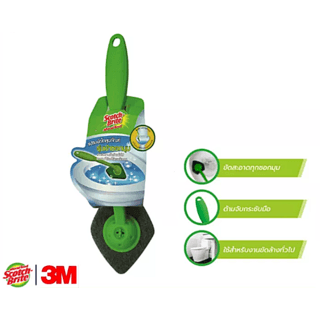 Scotch-Brite แปรงใยขัดโถสุขภัณฑ์ เข้าซอกมุม 4.17x41x10.5 ซม. รุ่น XN002018267