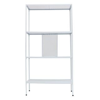 DELICATO ชั้นวางของเหล็ก 4 ชั้น รุ่น EVA4 ขนาด 60x25x116 ซม. สีขาว