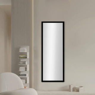 Nice กระจกมีกรอบ (PS) รุ่น สลิม-แบล็ค ขนาด 30x90 ซม. สีดำ 