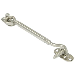 COLT LITE ขอสับหน้าต่าง รุ่น 015 มีแป้นวงรี ขนาด 6 นิ้ว สีสแตนเลส (แพ็ค 2)