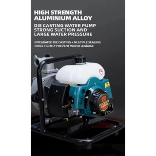 OO POWER เครื่องสูบน้ำ 2 จังหวะ 40.2CC. รุ่น OO-WP25B ขนาด 1 นิ้ว สีเขียวดำ