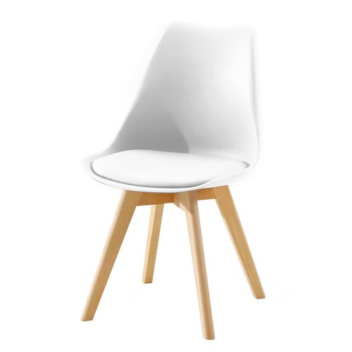 PULITO เก้าอี้ รุ่น RIM-WHITE ขนาด 39.5x45x79.5 ซม. สีขาว