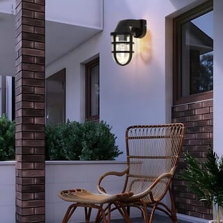 EILON โคมไฟผนัง Classic Vintage ABS  รุ่น GD-PW019  ขั้ว E27 สีดำ