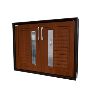 CLOSE บานซิงค์คู่ ABS BROWNIE 85.5x65.5 ซม. สีน้ำตาลพรีเมี่ยม