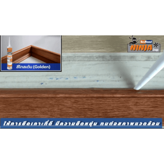 BESBOND นินจาแด๊ป อะคริลิค ซีลแลนท์ 450 กรัม สีไม้สักทอง