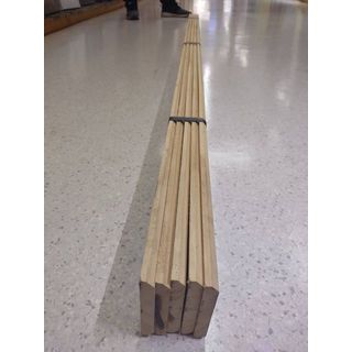 GREAT WOOD ฝ้าระแนงไม้ ไม้ยางพาราจ๊อยส์ BC (1x5) 1/2