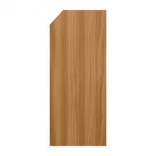 VERNO แผงกั้นโถปัสสาวะ PVC  ขนาด 120x55x1.2ซม. รุ่น BP-01 สีน้ำตาล (½)