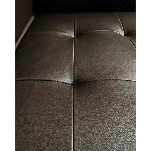 PULITO ชุดโซฟาหนัง PU L-SHAPE ด้านขวา Hans 254x148x86 ซม. สีน้ำตาล (1/2)