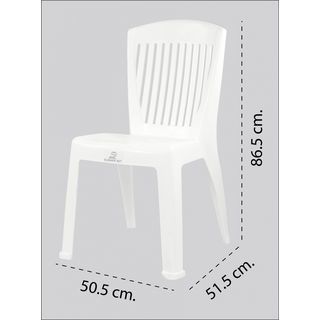 SUMMER SET เก้าอี้พาราเดียม รุ่น FT-258PL/A สีขาว