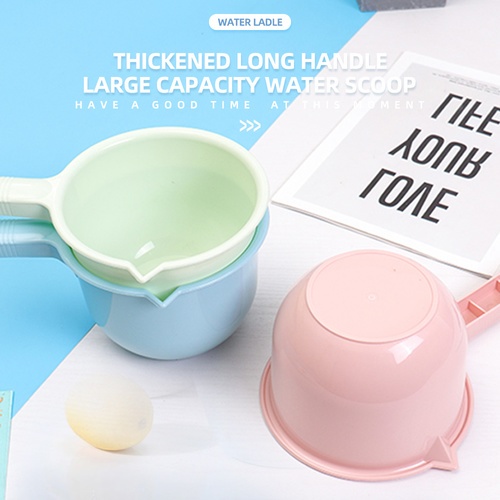 GOME ขันน้ำพลาสติกมีด้าม ขนาด 17x27.8x11ซม. รุ่น GX7993 คละสี (ฟ้า-เขียว-ชมพู)