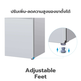 TCL ตู้เย็น 2ประตู 7.2 คิว F207TMG  สีเงิน