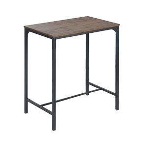 PULITO ชุดโต๊ะบาร์ 2 ที่นั่ง รุ่น FAIRMAN โต๊ะ:80x50x95 ซม. เก้าอี้: 30x40x65 ซม. สีดำ