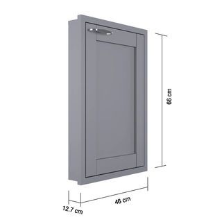 KITZCHO บานซิงค์เดี่ยวบานทึบ KEC-ZOR-S-FL-6040X-GY สีเทา