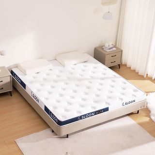 SLOON ท็อปเปอร์ เมมโมรี่โฟม รุ่น Moon ความหนา 4 นิ้ว ขนาด 180x200x10 ซม. (6ฟุต) สีขาว