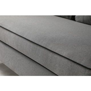 PULITO โซฟาผ้า 2 ที่นั่ง รุ่น BANIKA ขนาด 87x145x89 ซม. สีเทา 