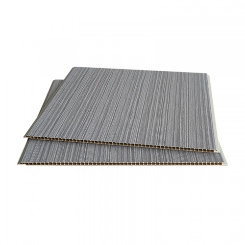 GREAT WOOD แผ่นตกแต่งผนังและฝ้าPVC GPPVC3.7-3 400*8*2900มม. สีเทา