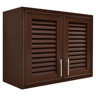 WT ตู้ลอยคู่  GB  210 สีน้ำตาล