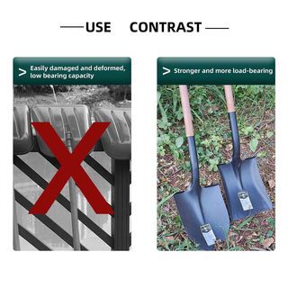 POLLO พลั่วตักด้ามไม้ รุ่นCY02  ขนาด24*48.5*150ซม. สีดำ