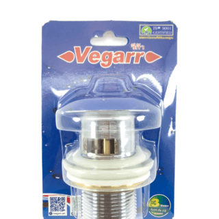 Vegarr สะดืออ่างล้างหน้าแบบกด Pop-UP มีรูน้ำล้น รุ่น V802