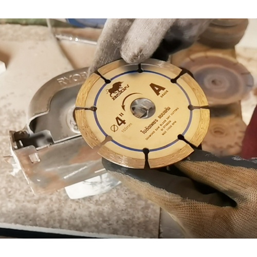 BISON ใบตัดเพชรแบบแห้ง 4 นิ้ว ตัดแห้ง รุ่น DTSB238