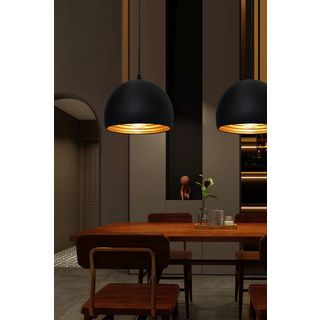 EILON โคมไฟแขวน Modern รุ่น SKD-P027 สีดำ