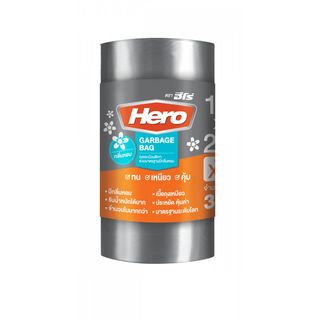 Hero ถุงขยะแบบม้วน ขนาด 18 x20  (30ใบ/ม้วน) มีกลิ่นหอม
