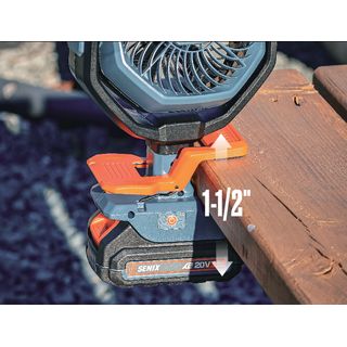 SENIX พัดลมไฟฟ้าไร้สาย Brushless 4นิ้ว 20V(Max) รุ่นFNX2-M2-EU สีน้ำเงินดำ (เฉพาะเครื่อง)