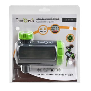 Tree O Plus เครื่องตั้งเวลารดน้ำอัตโนมัติ รุ่นGLB-621000-0 สีเขียวดำ