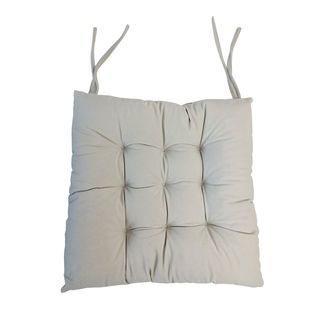 COZY เบาะรองนั่งสี่เหลี่ยม ขนาด 40×40×5 ซม. รุ่น RAINY2 สีเทา