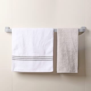 Primo ราวพาดผ้าพลาสติก รุ่น Ash-01 ขนาด 66x4x6 ซม. สีเทา