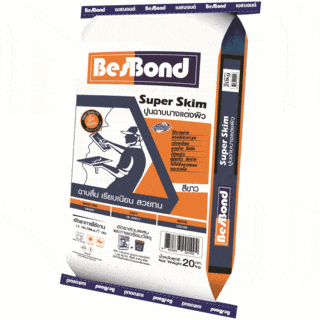 BESBOND ปูนฉาบบางแต่งผิว  ขนาด 20 กก สีขาว