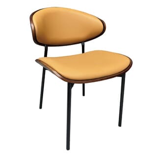 DELICATO เก้าอี้อเนกประสงค์ รุ่น Momo ขนาด 48x40x75 ซม. สีส้ม