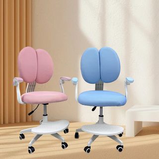 SMITH เก้าอี้สำนักงานเด็ก รุ่น BLOSSOM ขนาด 42x58x90-100 ซม สีฟ้า