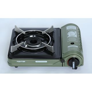 FIGTHER เตาพกพา JUNGLE สีเขียว-ดำ