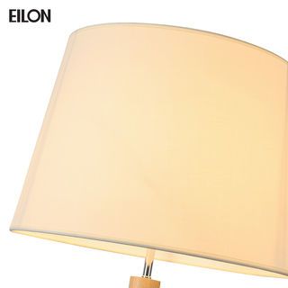EILON โคมไฟตั้งพื้นโมเดิร์น ขาไม้ รุ่น fluffy S3036F  สีไม้