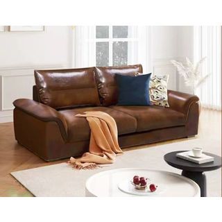 PULITO โซฟา PU 3 ที่นั่ง รุ่น Xandra – 03 ขนาด 95x210x95 ซม.สีน้ำตาลเข้ม