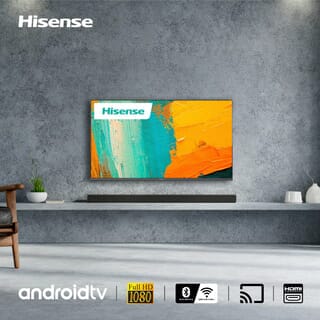 Hisense โทรทัศน์ LED 40 นิ้ว (HD, Android) 40A4200G สีดำ