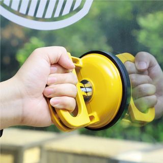 HUMMER ตัวดูดกระจกอะลูมิเนียม 1 ขา รุ่น JCH003 สีเหลือง