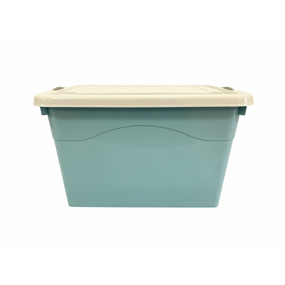 GOME กล่องพลาสติกมีล้อ 170 ลิตร ขนาด 43x70.5x52ซม. 2BEZ048-BL สีฟ้า